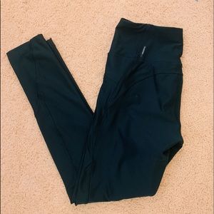 forest green athletic leggings